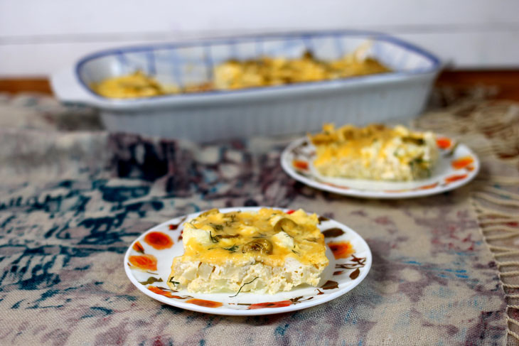 Cauliflower casserole - a very delicate diet dish