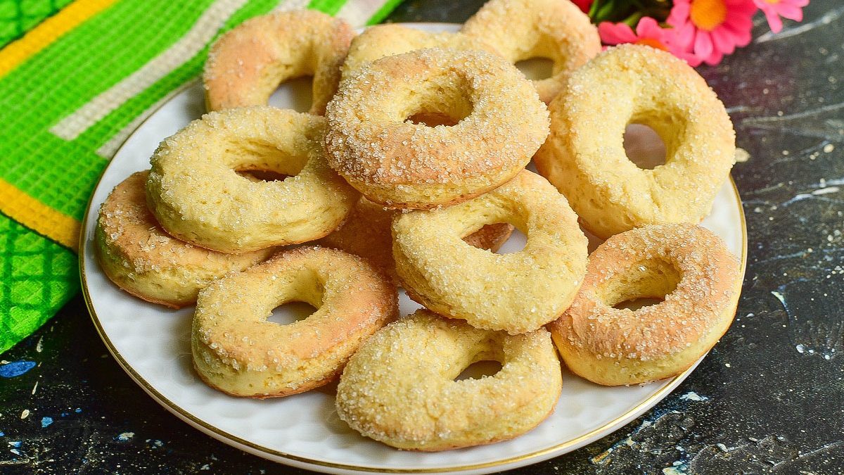 Cookies “Sugar Rings” – soft and crunchy