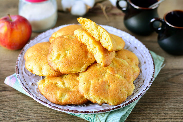 Cookies "Apple" - soft, tender and fragrant
