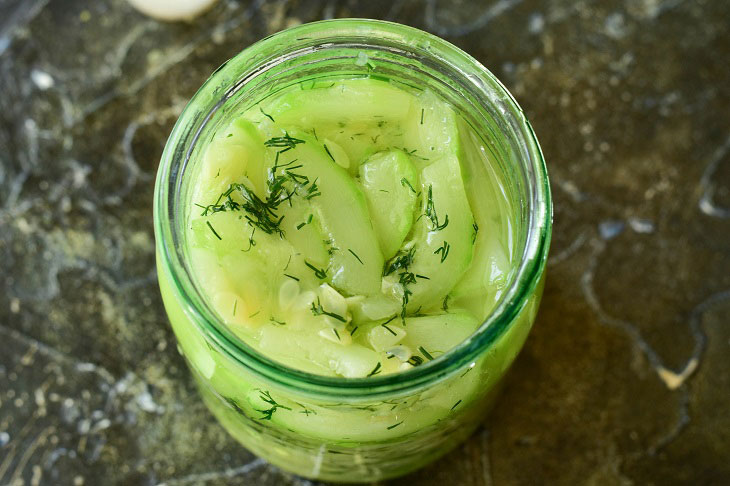 Zucchini salad for the winter - a budget and tasty preparation