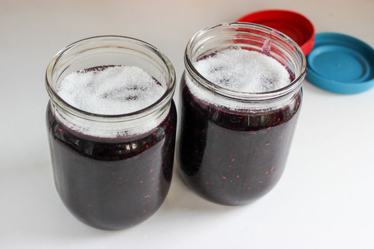 Blackberries mashed with sugar - delicious jam without cooking