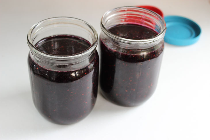 Blackberries mashed with sugar - delicious jam without cooking