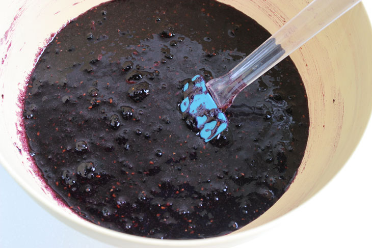 Blackberries mashed with sugar - delicious jam without cooking