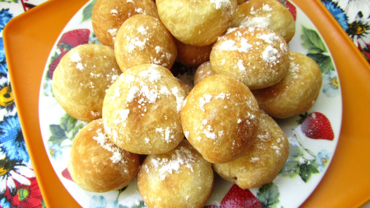 Donuts “Malinka” on kefir – tasty and lush