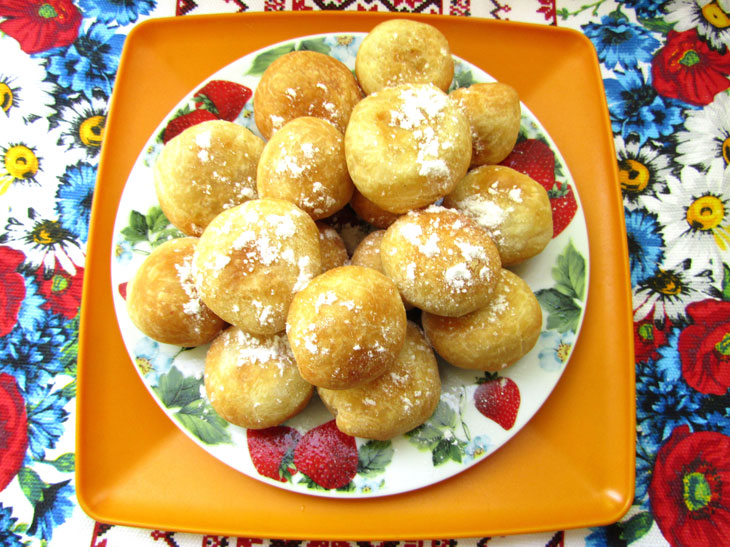 Donuts "Malinka" on kefir - tasty and lush