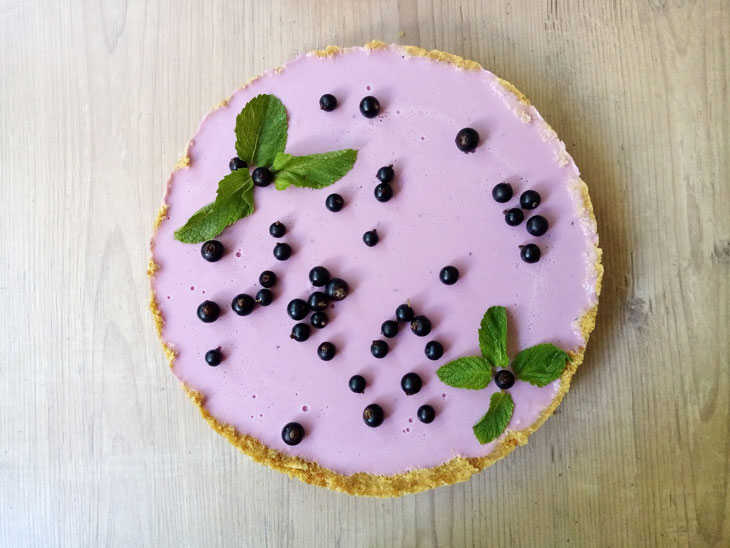 Currant tart - a delicious no-bake dessert