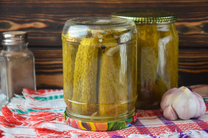 Pickled Cucumbers with Apple Cider Vinegar - a good way to harvest your favorite vegetables