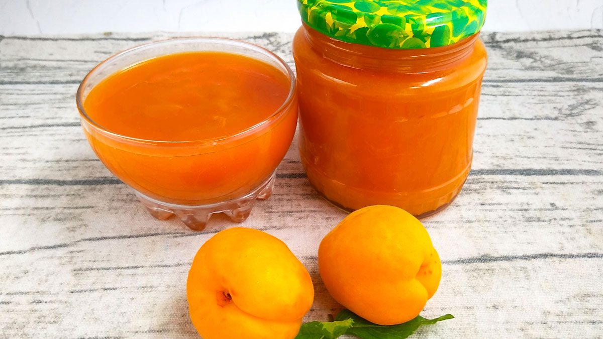 Unusual apricot jam without sugar and cooking – step by step recipe with photo