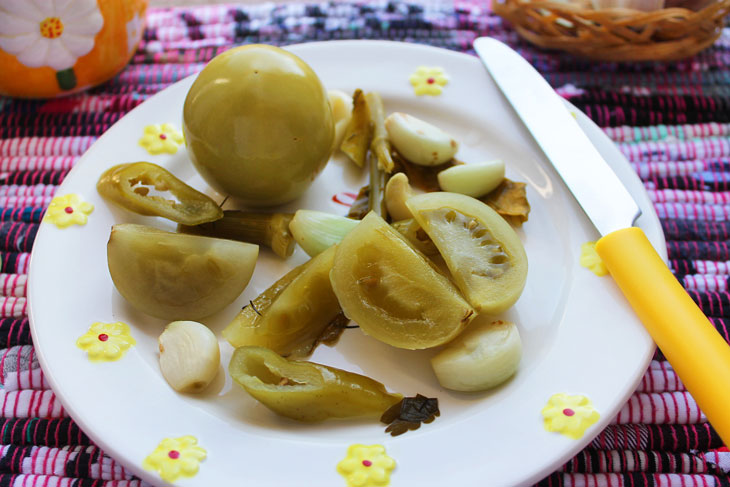 How to pickle green tomatoes - not many housewives know this method!