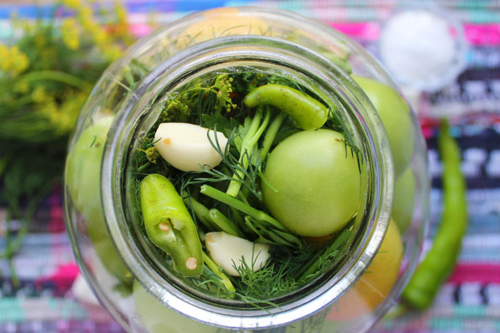 How to pickle green tomatoes - not many housewives know this method!