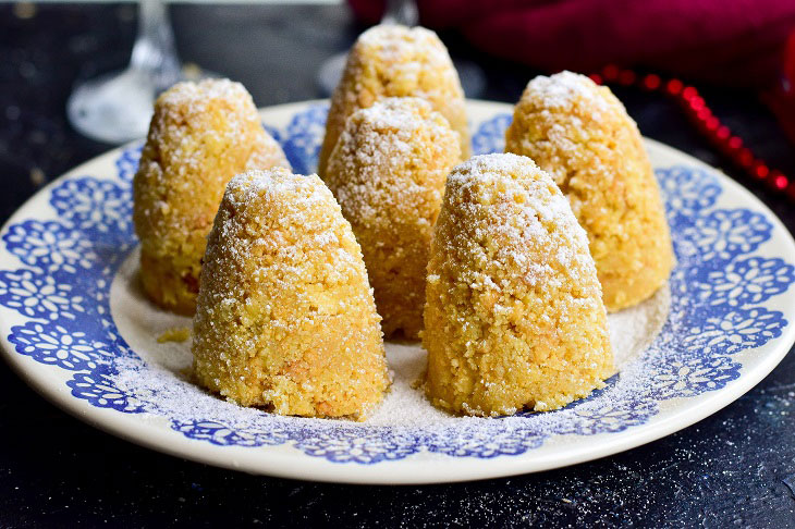 Cookies "Cones" for the New Year - looks very impressive and original on the table