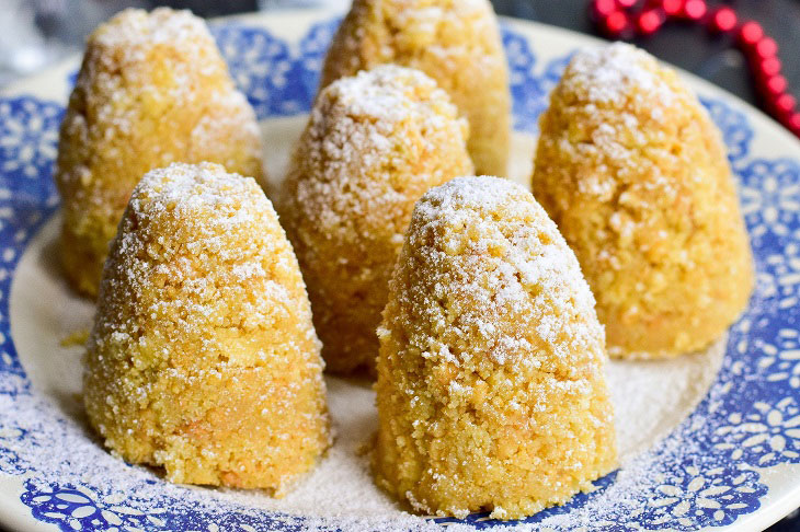 Cookies "Cones" for the New Year - looks very impressive and original on the table