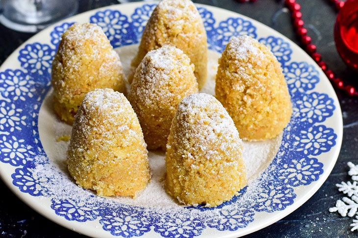 Cookies "Cones" for the New Year - looks very impressive and original on the table