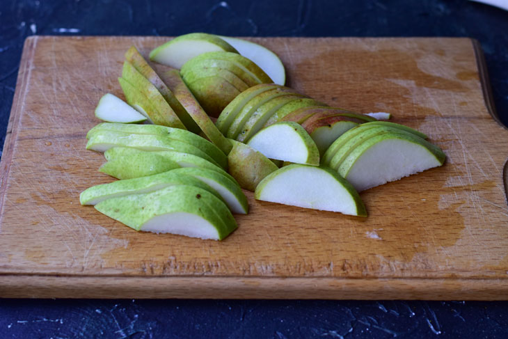 Pear pie - it turns out very soft and airy