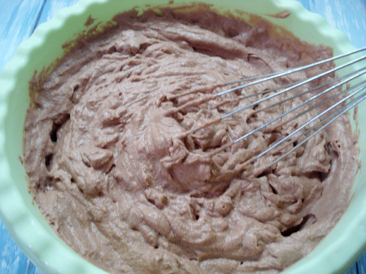 Chocolate ice cream at home