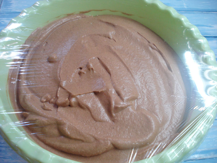 Chocolate ice cream at home