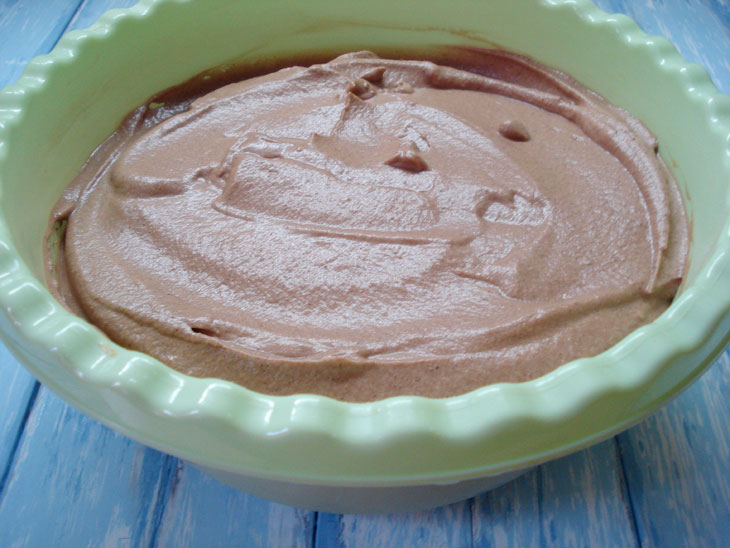 Chocolate ice cream at home