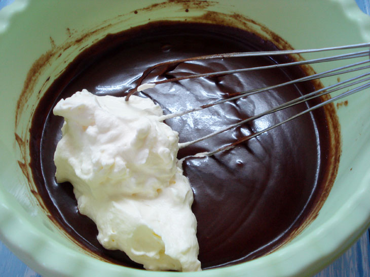 Chocolate ice cream at home