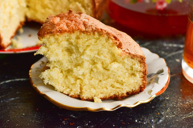 Biscuit on boiling water - lush, soft and tasty