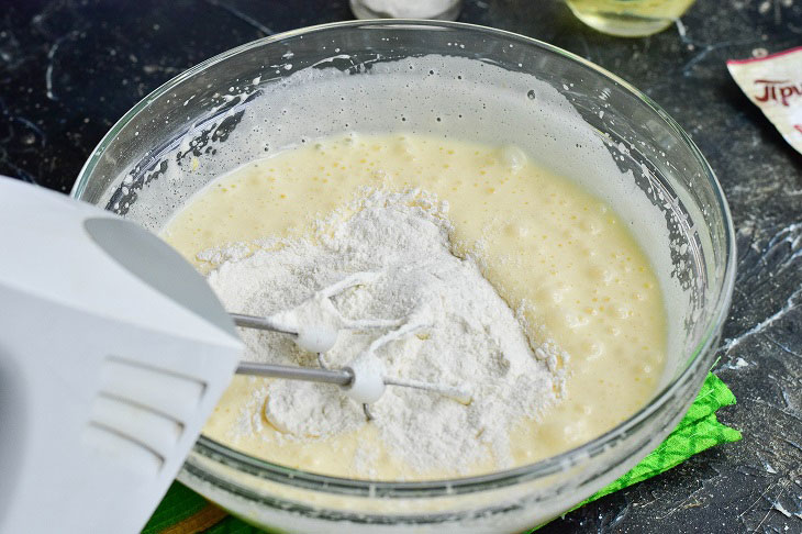 Biscuit on boiling water - lush, soft and tasty