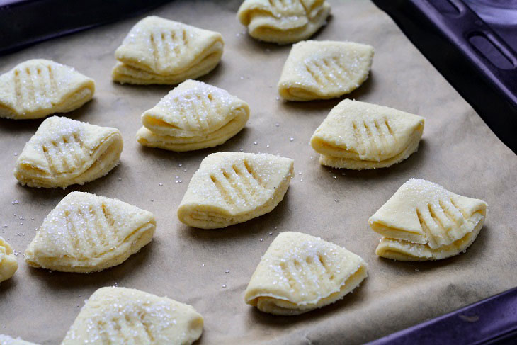 Curd cookies "Goose paws" - a simple and appetizing recipe