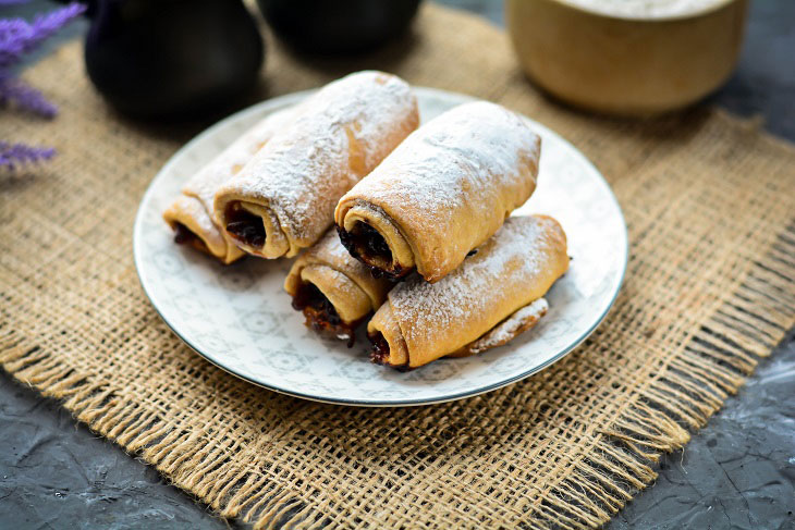 Sand fingers with jam - tasty and crispy