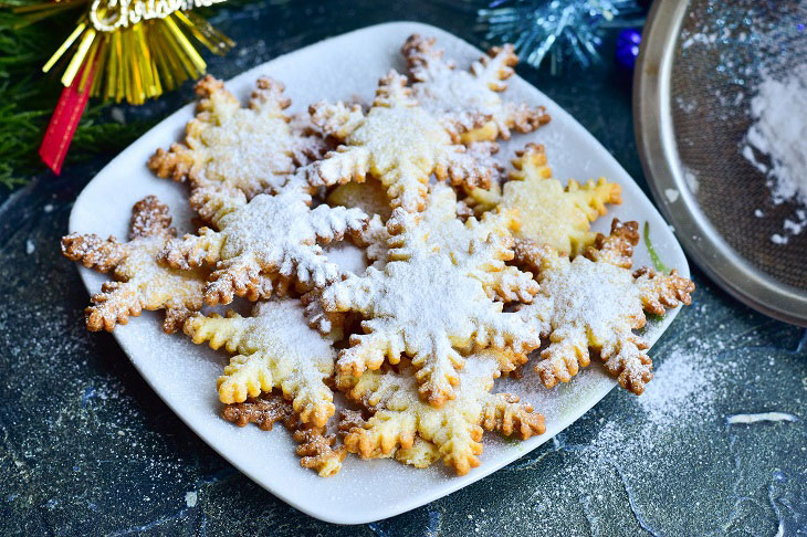 Cookies "Snowflakes" - delicious pastries on the New Year's table
