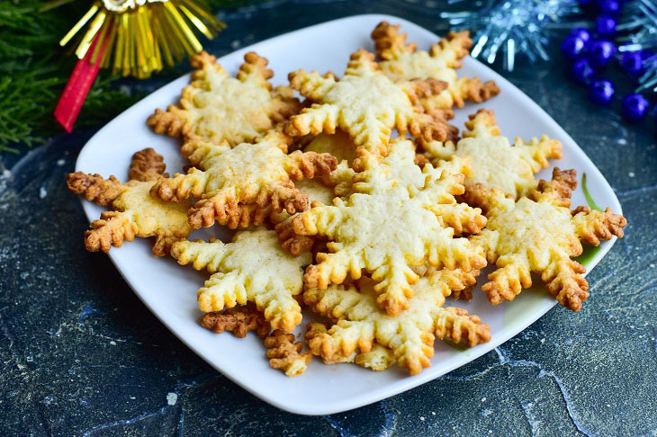 Cookies "Snowflakes" - delicious pastries on the New Year's table