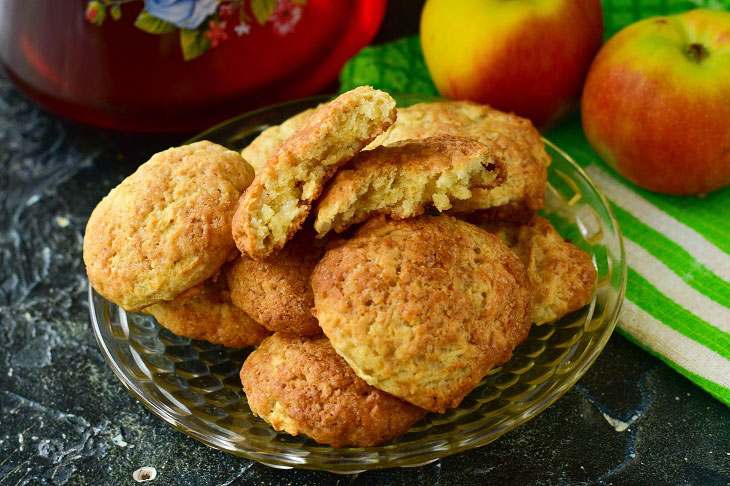 Soft cookies with apples - a simple and tasty recipe in a hurry