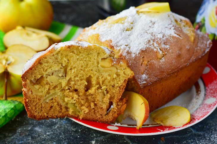Honey gingerbread with apples - soft and tasty pastries