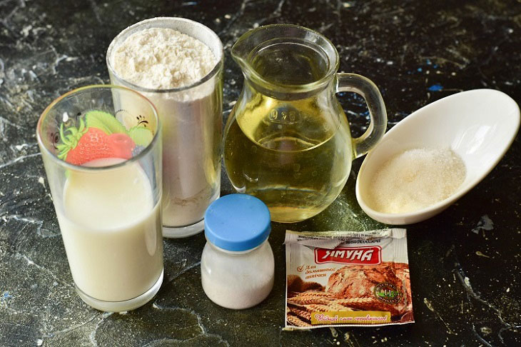 How to make dough for buns in milk - a simple and successful recipe