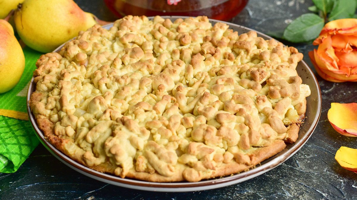 Grated Pear Pie – Easy and Quick Recipe
