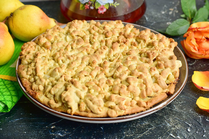 Grated Pear Pie - Easy and Quick Recipe