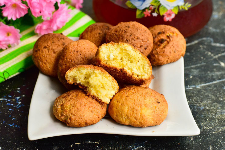 Cottage cheese donuts in the oven - lush, tasty and healthy