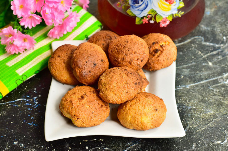 Cottage cheese donuts in the oven - lush, tasty and healthy