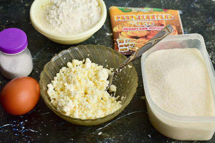 Cottage cheese donuts in the oven - lush, tasty and healthy