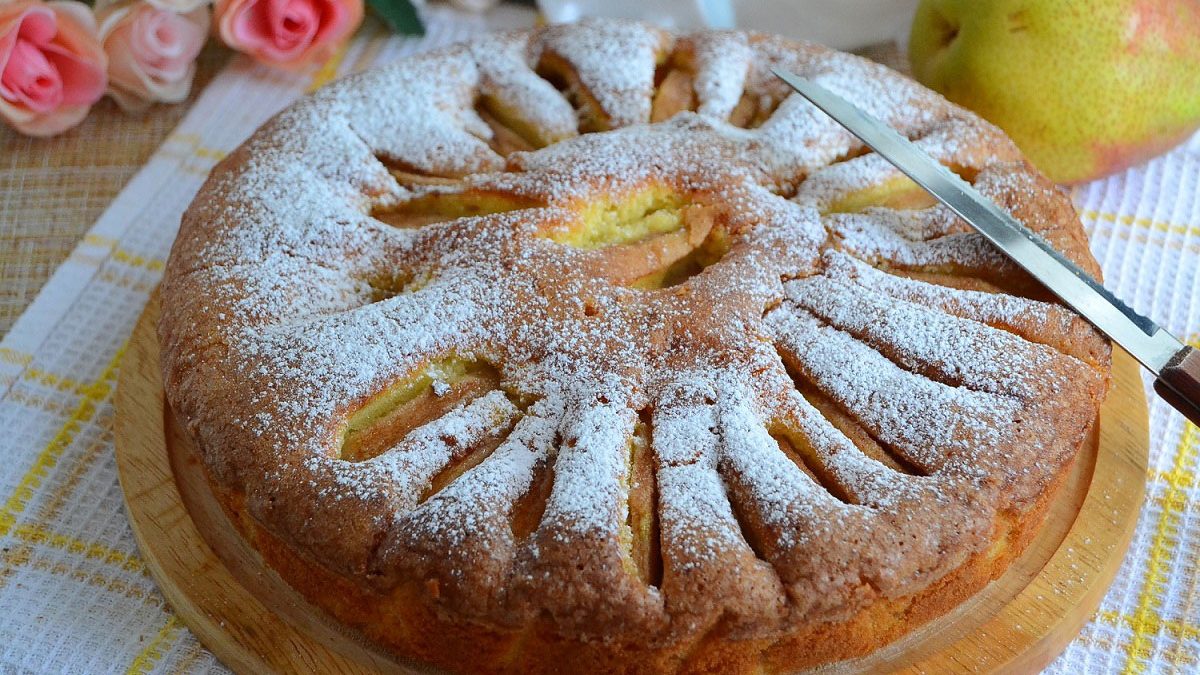 Breton pear pie – delicious and just melt in your mouth