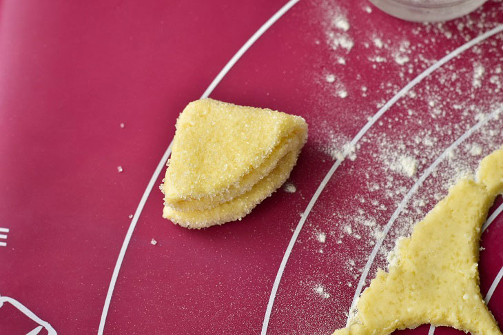 Biscuits "Kisses" with cottage cheese - soft and airy