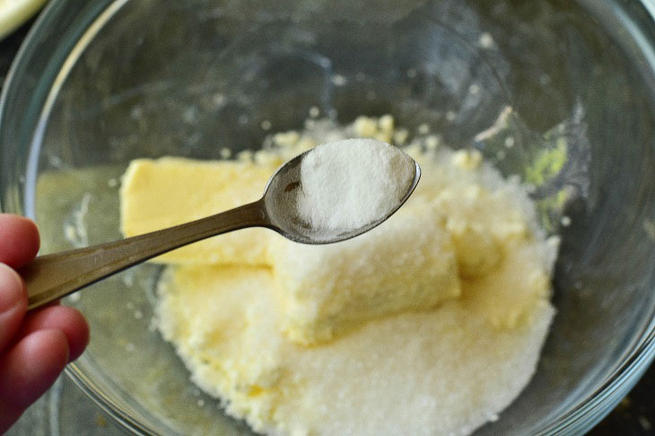 Biscuits "Kisses" with cottage cheese - soft and airy