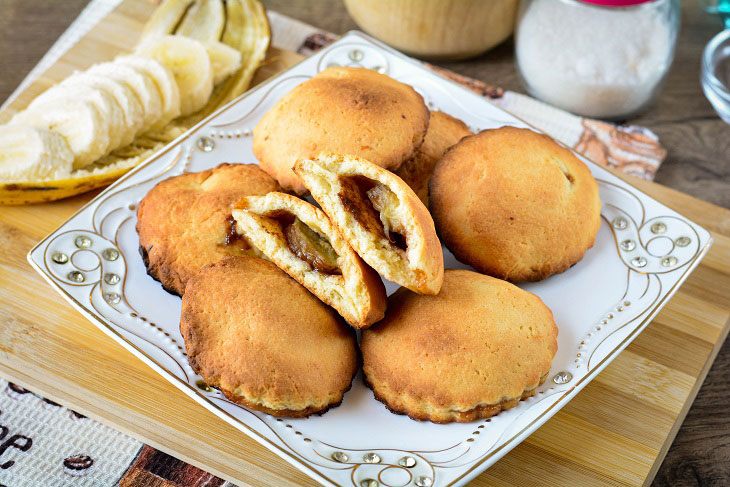 Cookies "Banana Hit" - tender and fragrant
