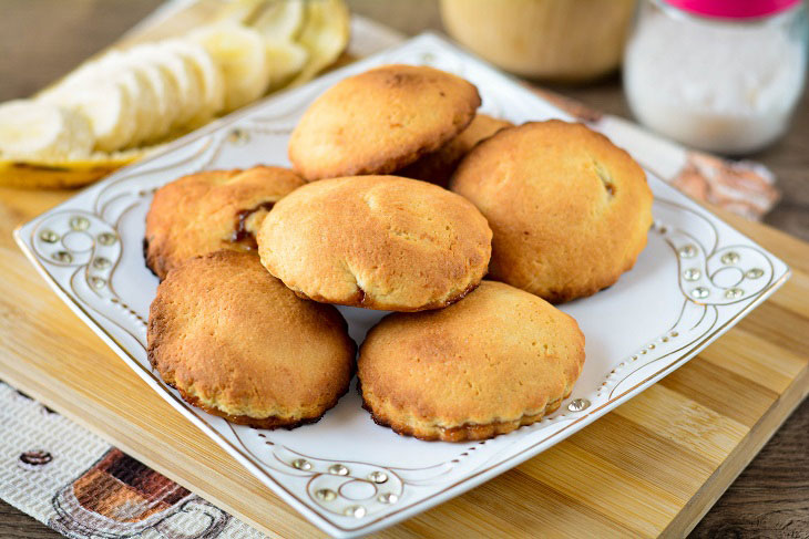 Cookies "Banana Hit" - tender and fragrant