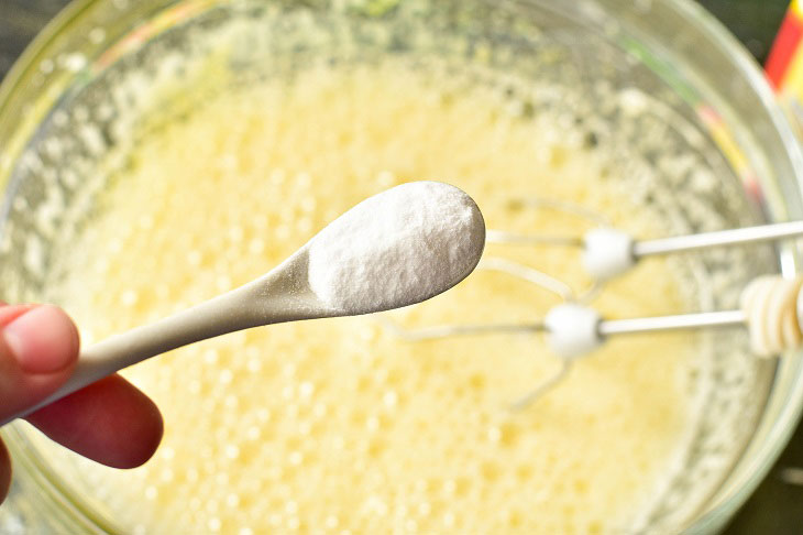 Biscuit on lemonade - fragrant, airy and tasty