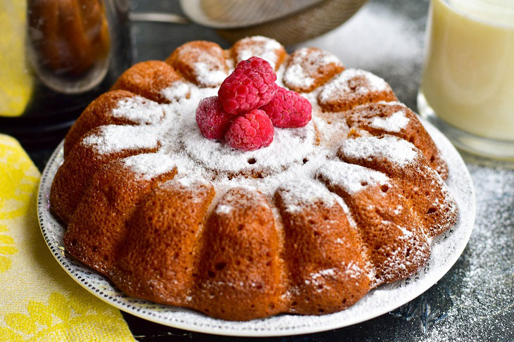 Carrot mannik on kefir - delicious, lush and healthy pastries